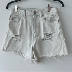 Urban outfitters A-line white shorts